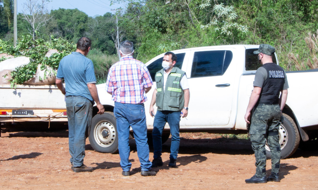 Imagen de Trabajamos con  la Polic&iacute;a de Misiones para prevenir el robo de yerba mate