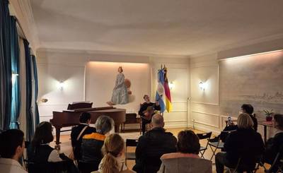 Imagen de Yerba Mate Argentina en evento del Consulado Argentino en Bonn Imagen de Yerba Mate Argentina en evento del Consulado Argentino en Bonn